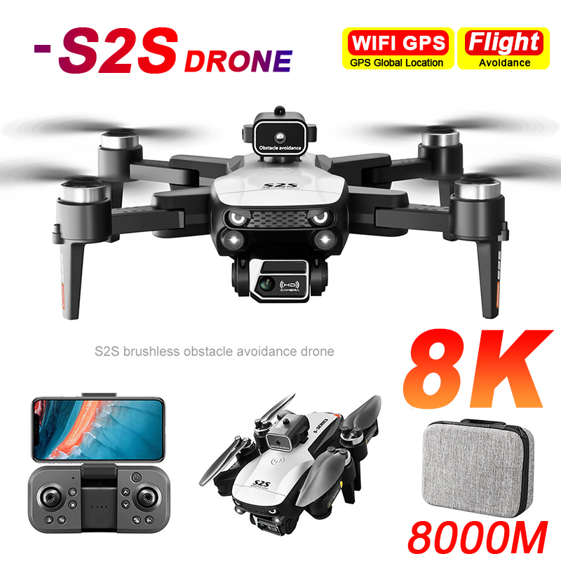Rc Hobby Wholesale - Yeni S2S Drone 8K Profesyonel HD