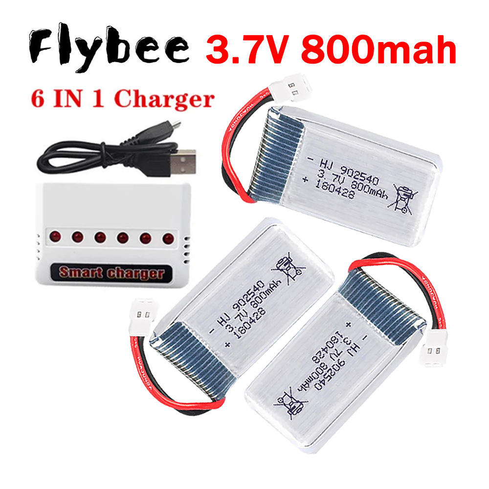 Hobby Rc Quadcopters - MEW 800mAh 3.7V Lipo Pil +