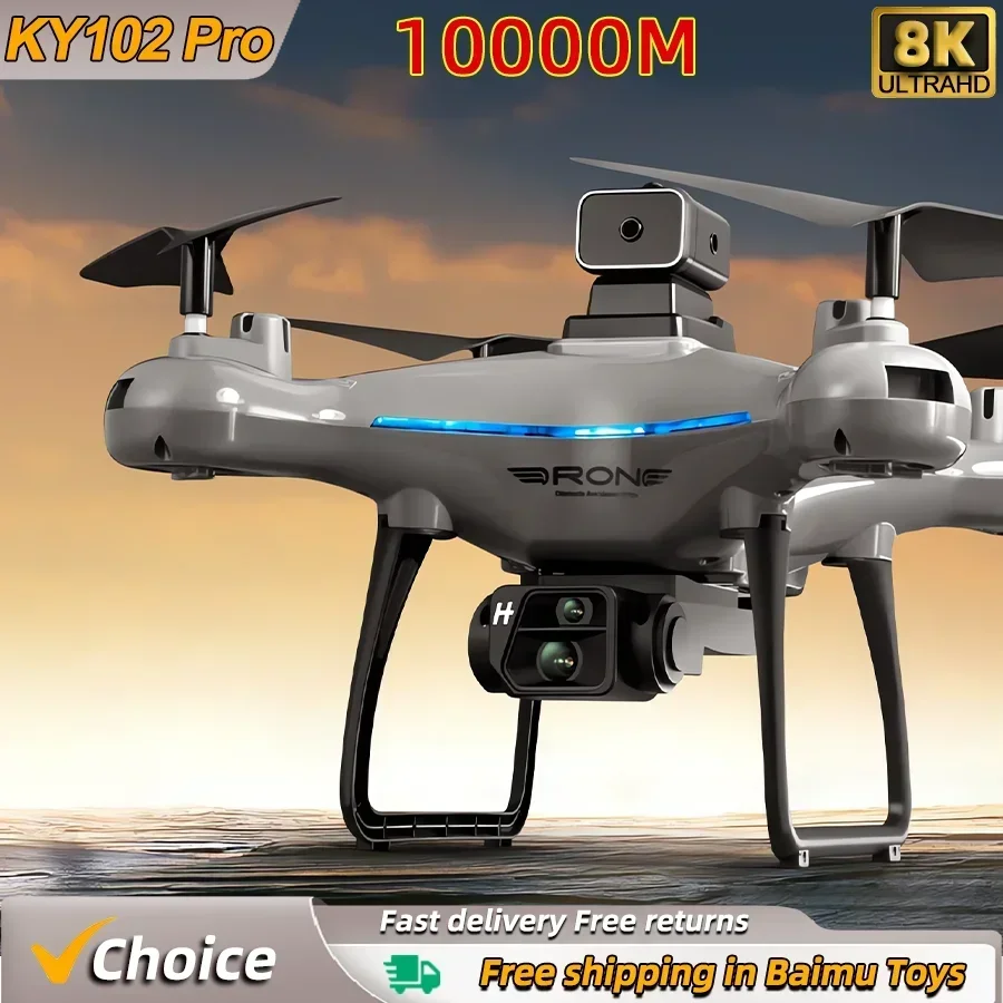 Rc Hobby Wholesale - KY102 RC Drone 8K Profesyonel Çift