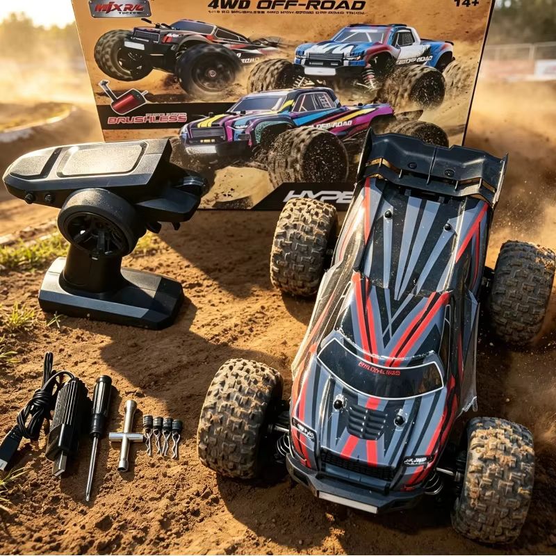 Rc Hobby Grade Monster Truck - MJX Hyper Go 16210 1/16 Koyu