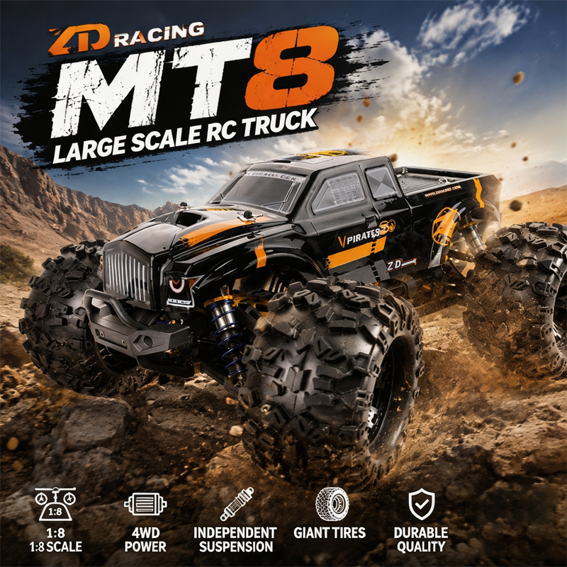 Rc Hobby Grade Monster Truck - Yeni ZD Racing MT8 RC Monster