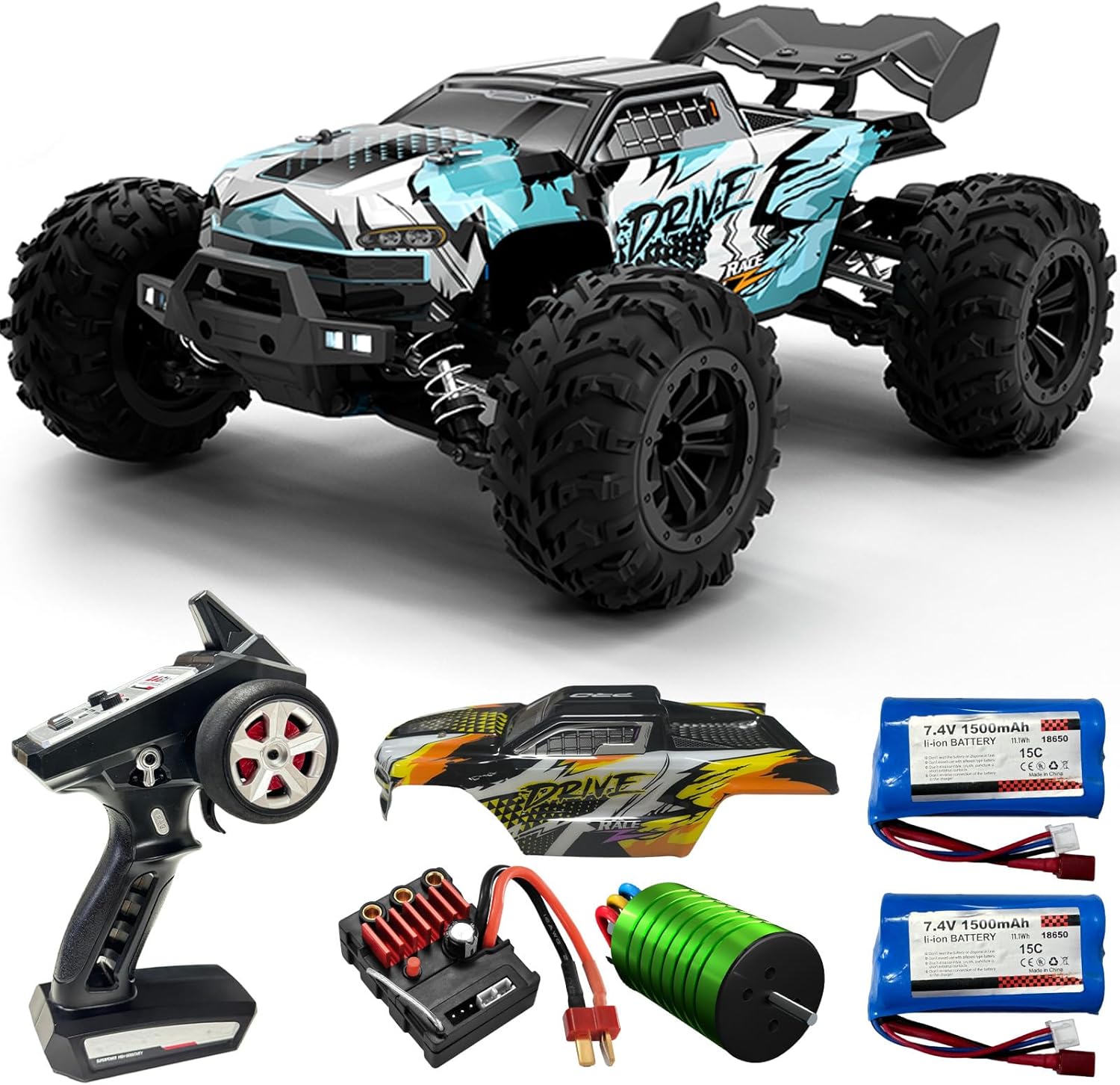 Fırçasız RC Canavar Kamyon 1:1 - Rc Hobby Grade Monster Truck incelemesi ve fiyatı
