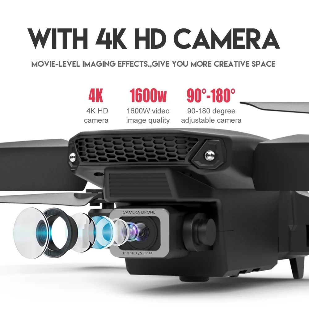 Yeni E88Pro RC Drone 4K Profes - Rc Hobby Wholesale incelemesi ve fiyatı