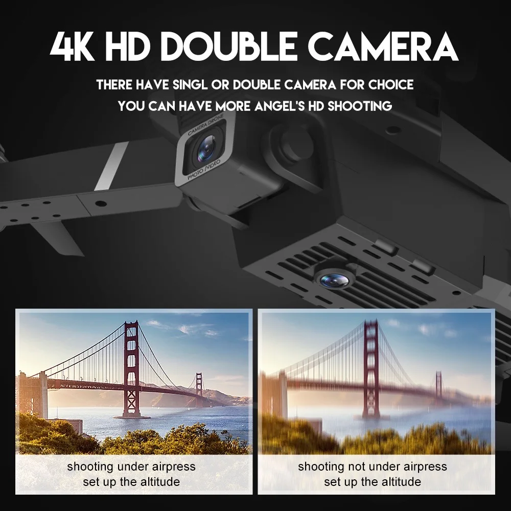Yeni E88Pro RC Drone 4K Profes - Rc Hobby Wholesale incelemesi ve fiyatı
