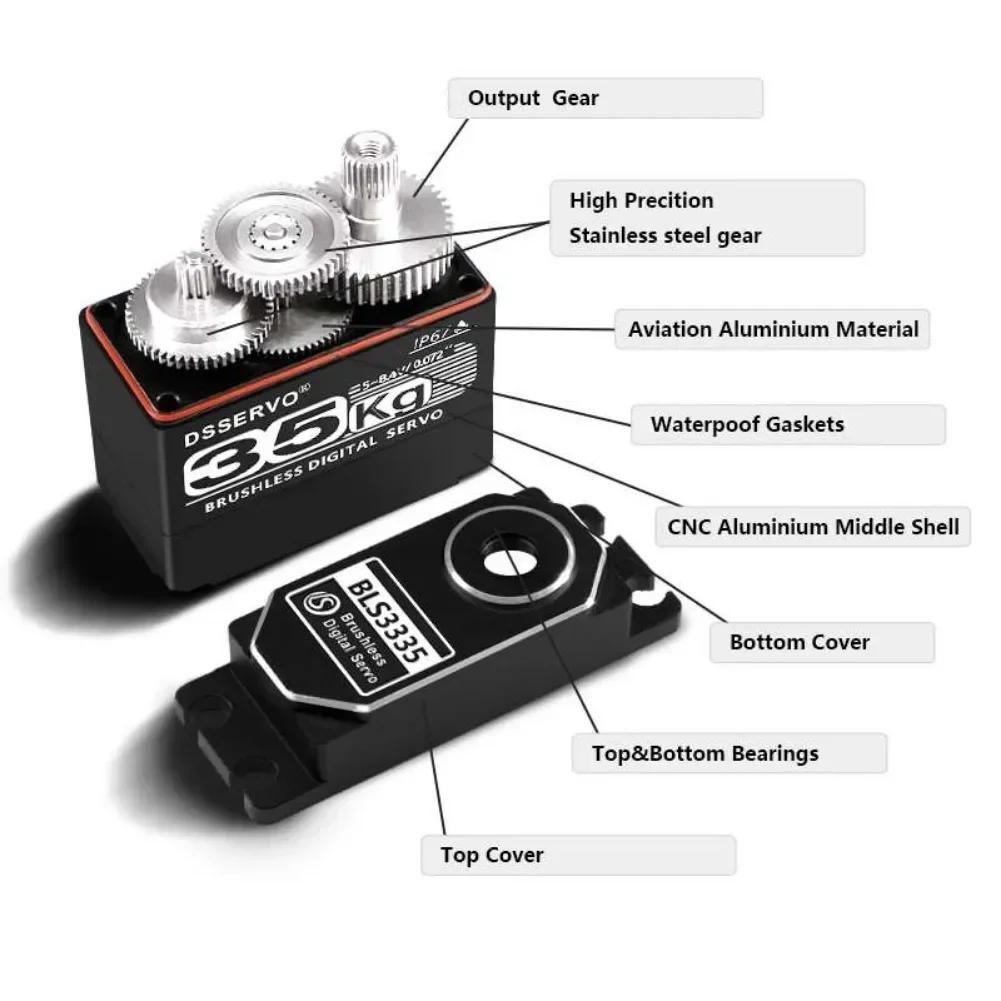 35 KG BLS3335 Dijital Servo Mo - Rc Hobby Motors incelemesi ve fiyatı