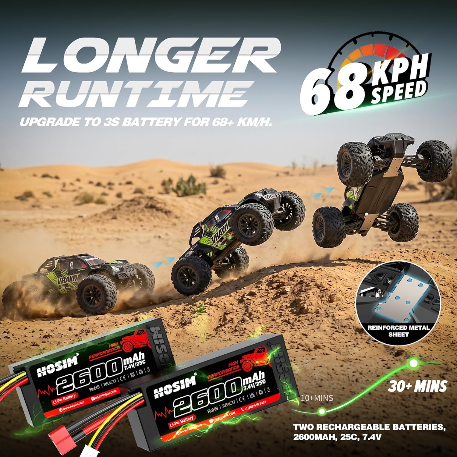 Yetişkinler İçin Fırçasız RC A - Rc Hobby Grade Monster Truck incelemesi ve fiyatı