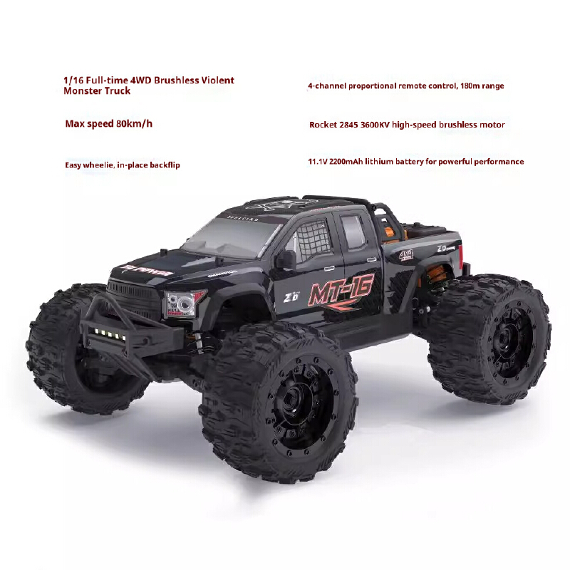 ZD MT16 1/16 Ölçekli Fırçasız  - Rc Hobby Grade Monster Truck incelemesi ve fiyatı