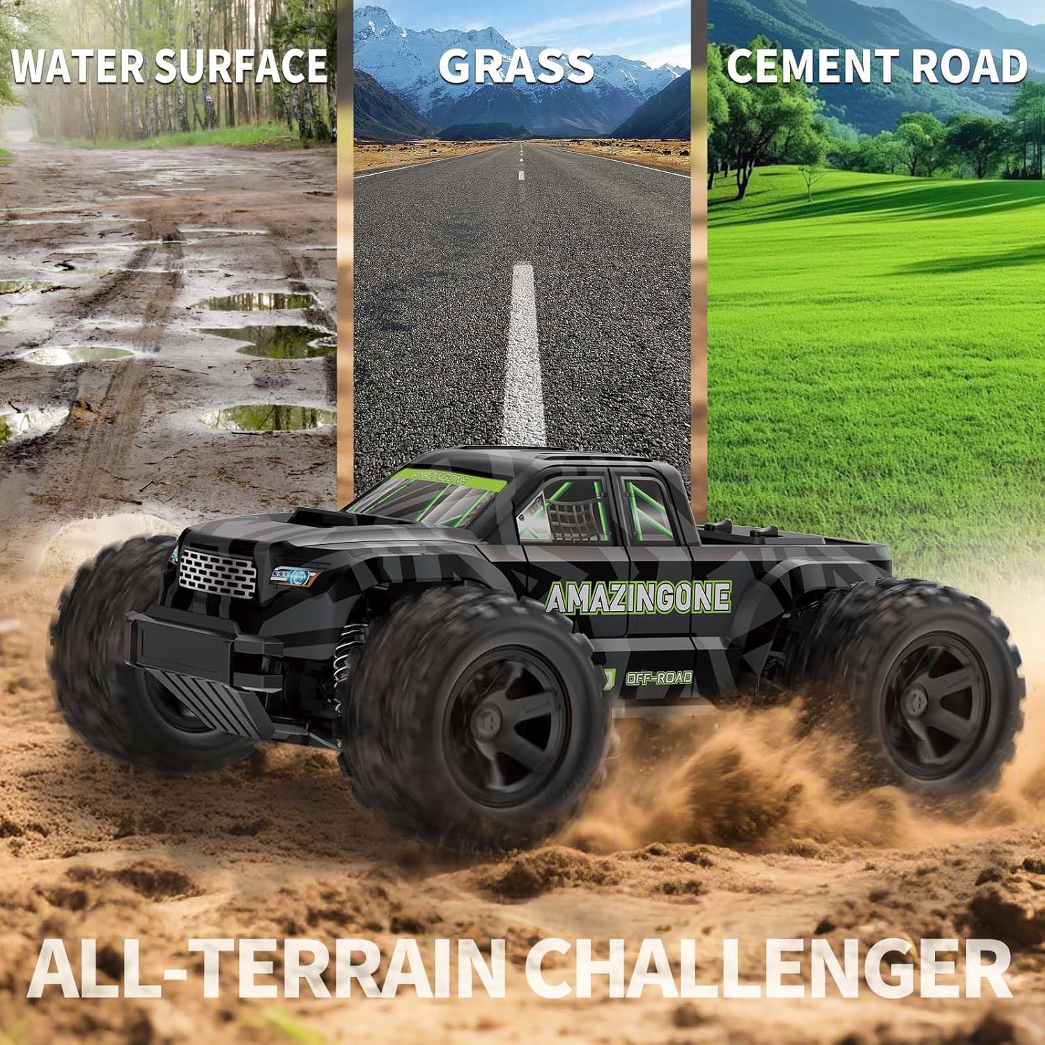 JT18W 1/18 Ölçekli Yüksek Hızl - Rc Hobby Grade Monster Truck incelemesi ve fiyatı